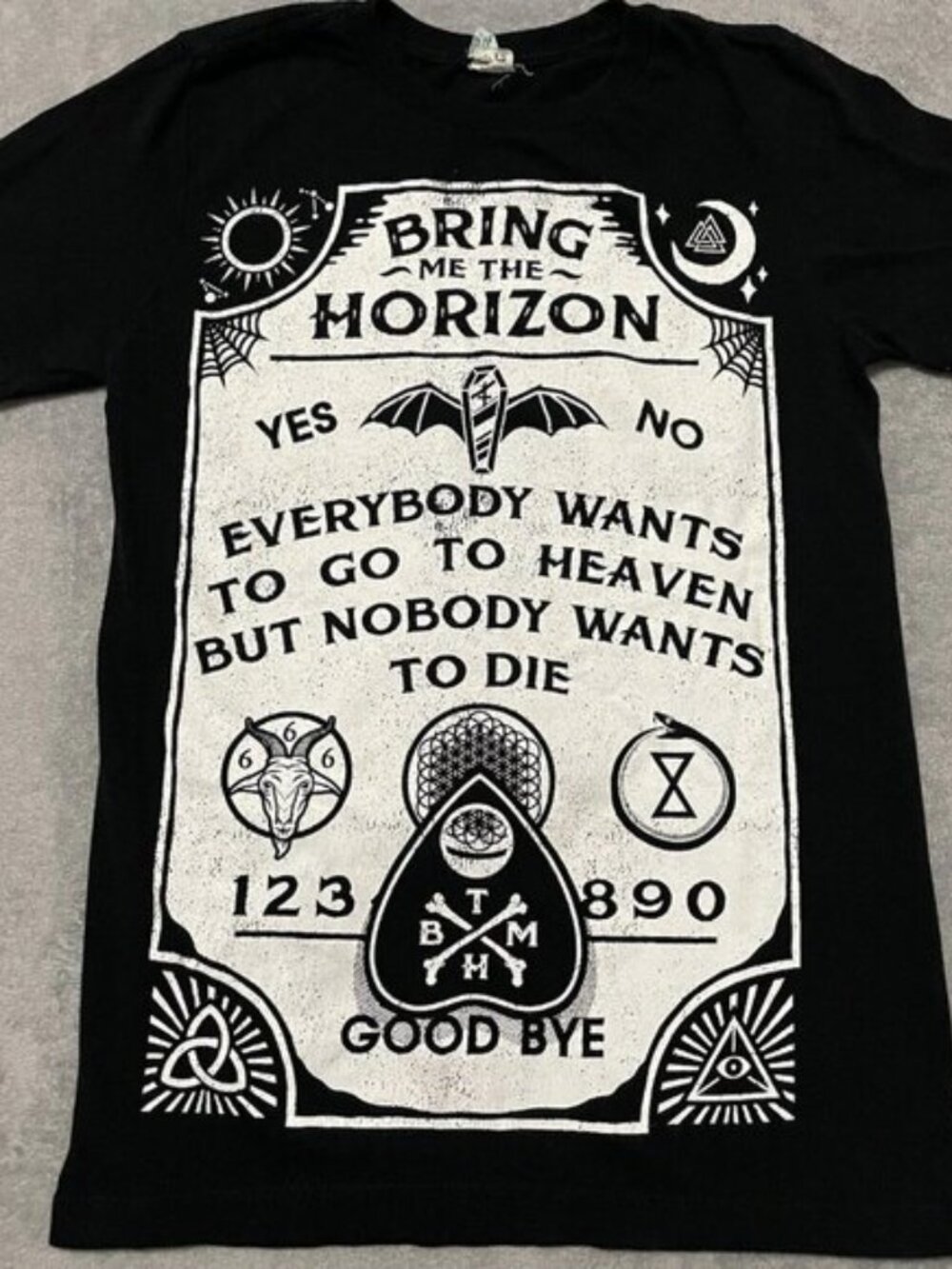 Bring Me The Horizon 2013 Ouija Shirt XS